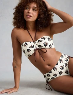 Printed Halterneck Bikini Top