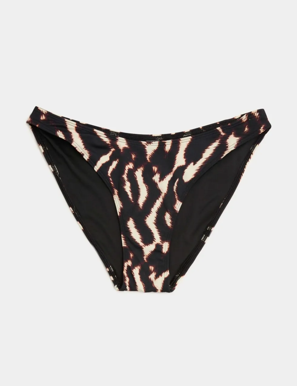 Printed High Leg Bikini Bottoms