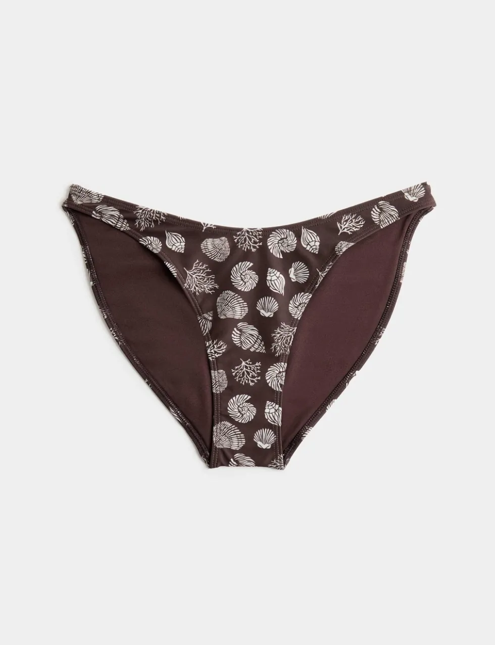 Printed High Leg Bikini Bottoms