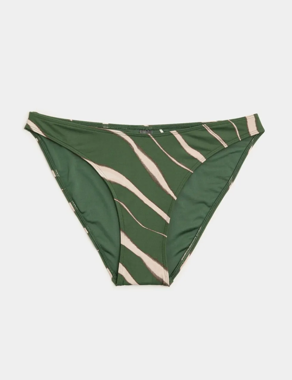 Printed High Leg Bikini Bottoms