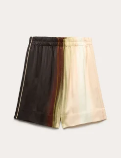 Printed High Waisted Resort Shorts