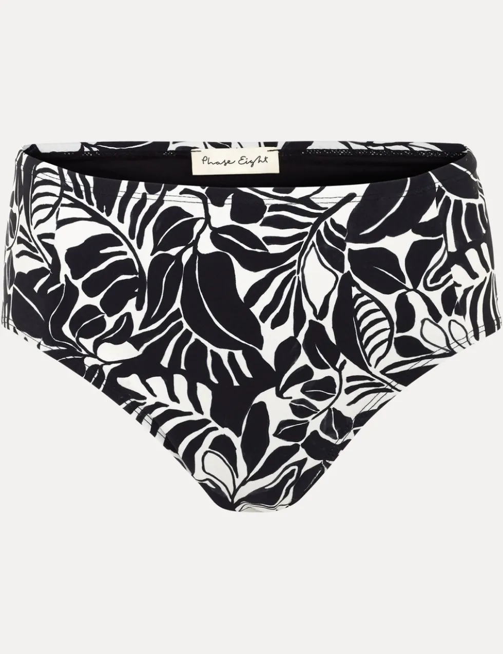 Printed High Waisted Tankini Bottoms