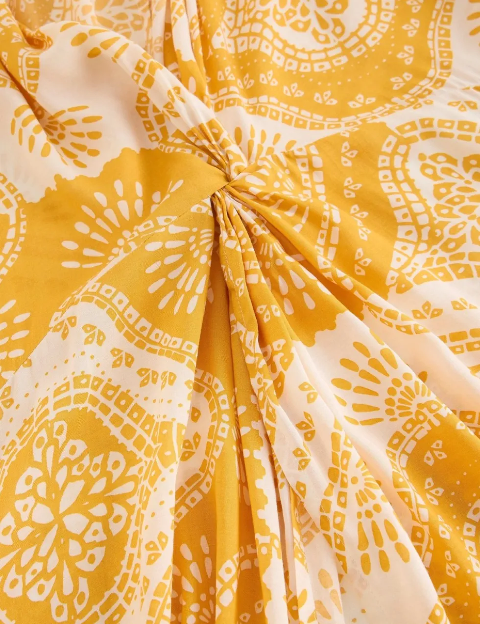 Printed Kimono Beach Dress