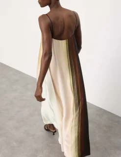 Printed Maxi Cami Slip Dress