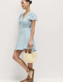 Printed Mini Tea Dress