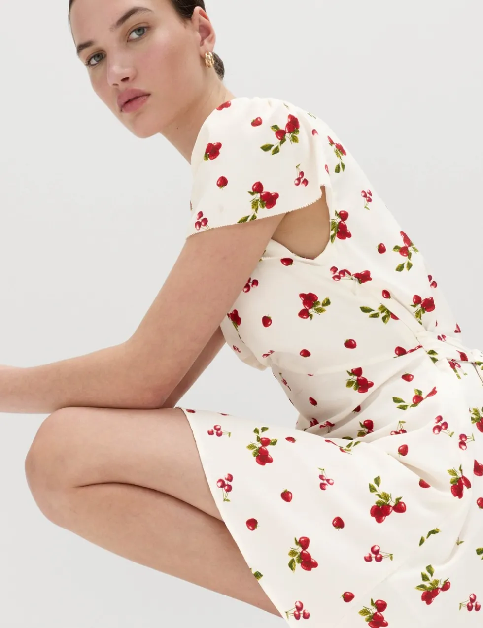 Printed Mini Tea Dress