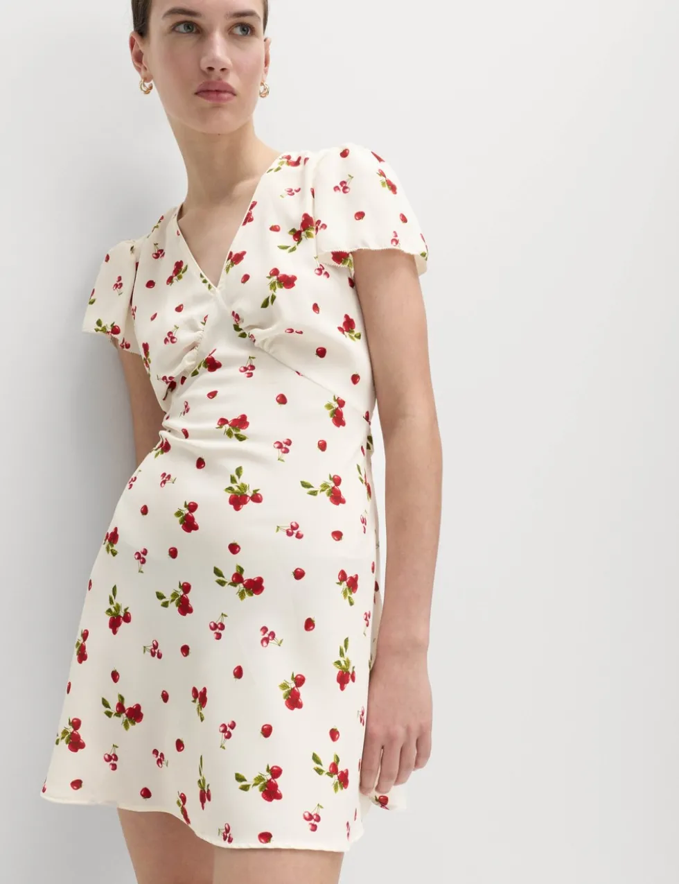 Printed Mini Tea Dress