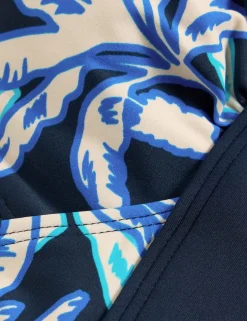 Printed Padded Halterneck Bikini Top