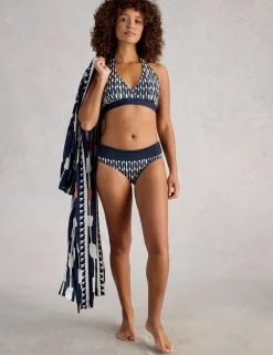 Printed Reversible Triangle Bikini Top