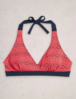 Printed Reversible Triangle Bikini Top