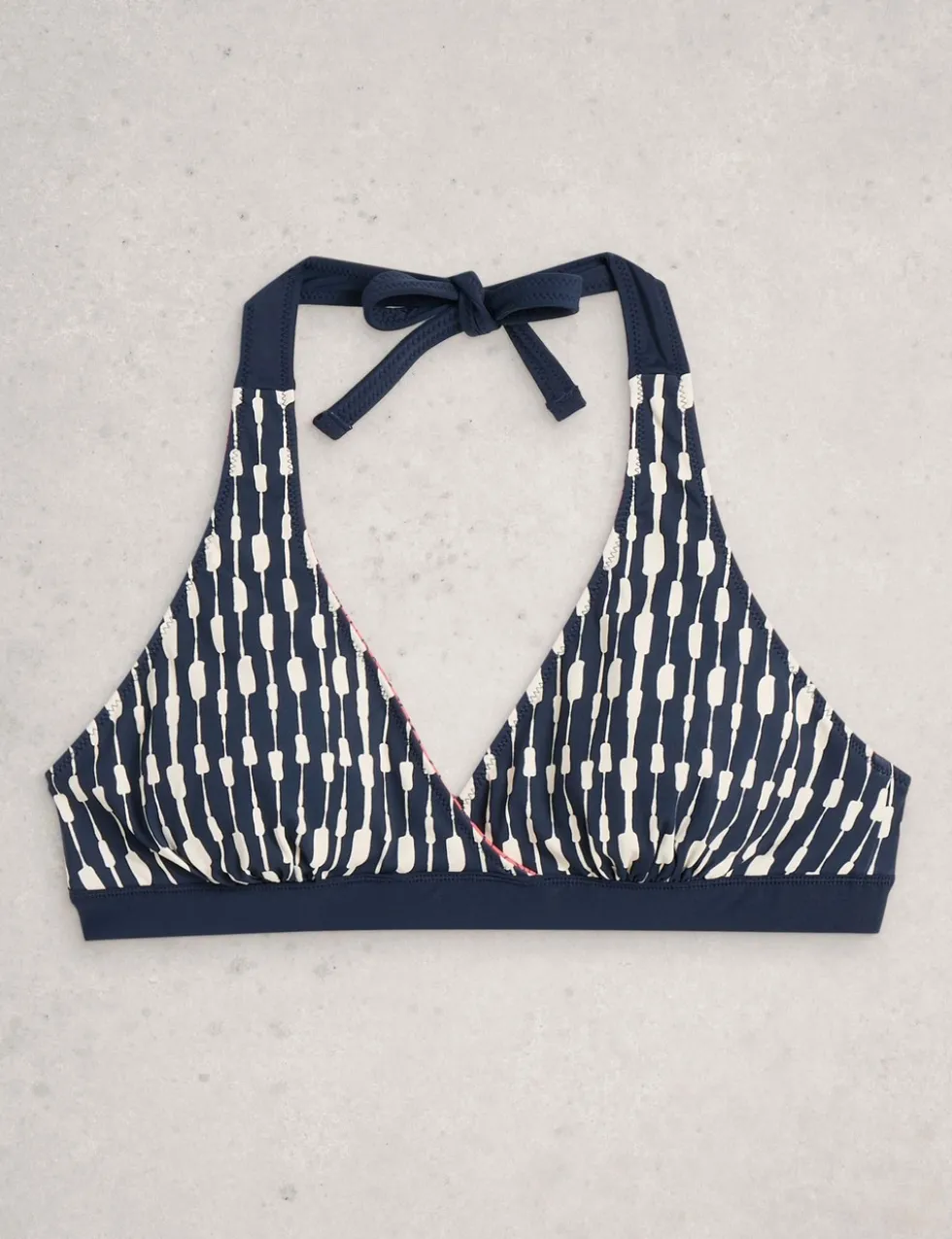 Printed Reversible Triangle Bikini Top