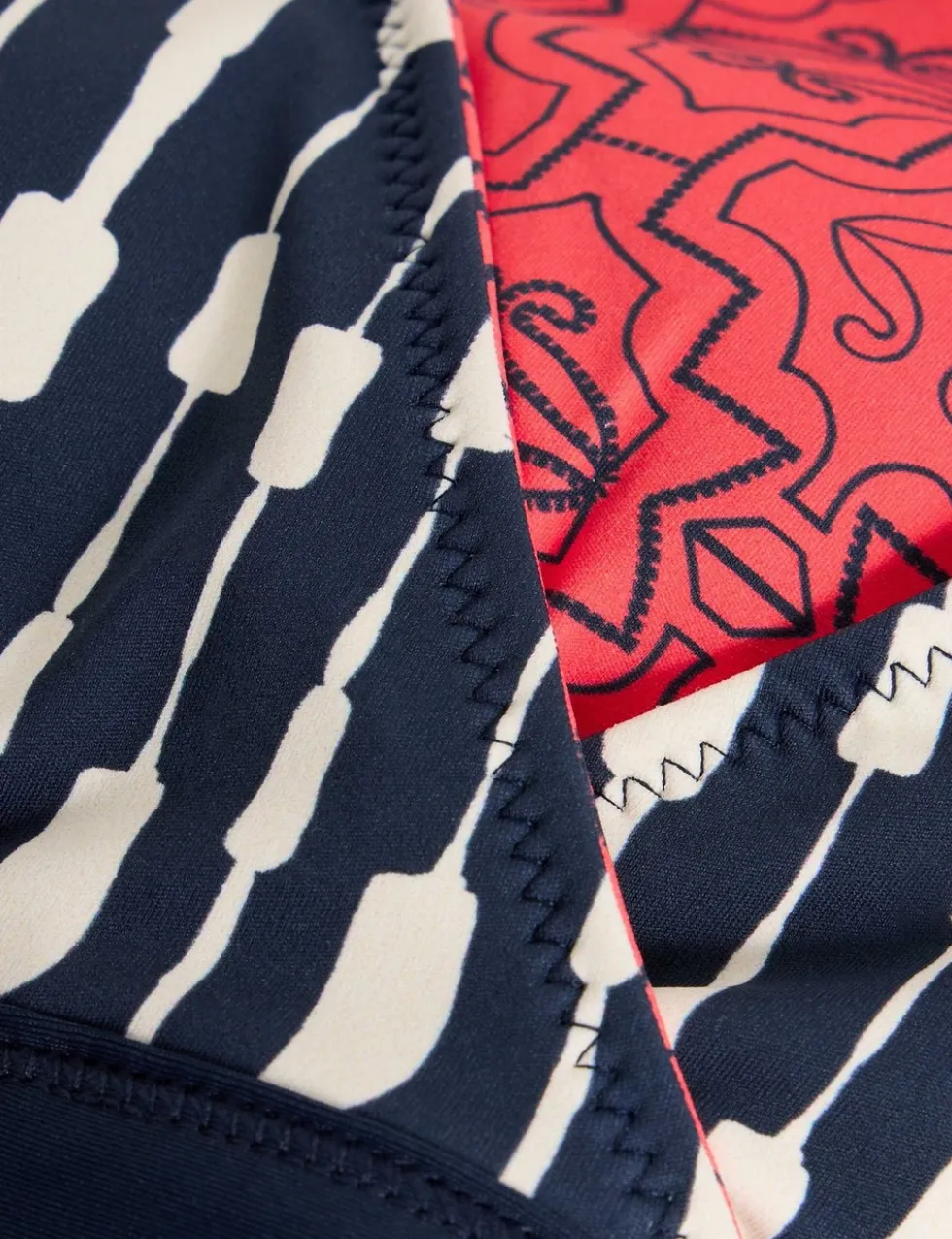 Printed Reversible Triangle Bikini Top