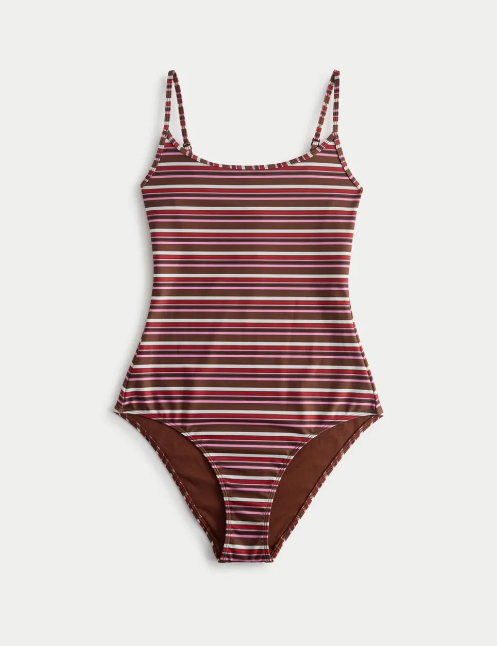 Printed Scoop Neck Swimsuit