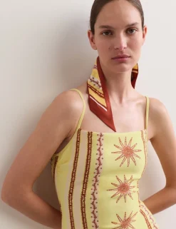 Printed Square Neck Swimsuit