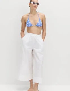 Printed Triangle Bikini Top