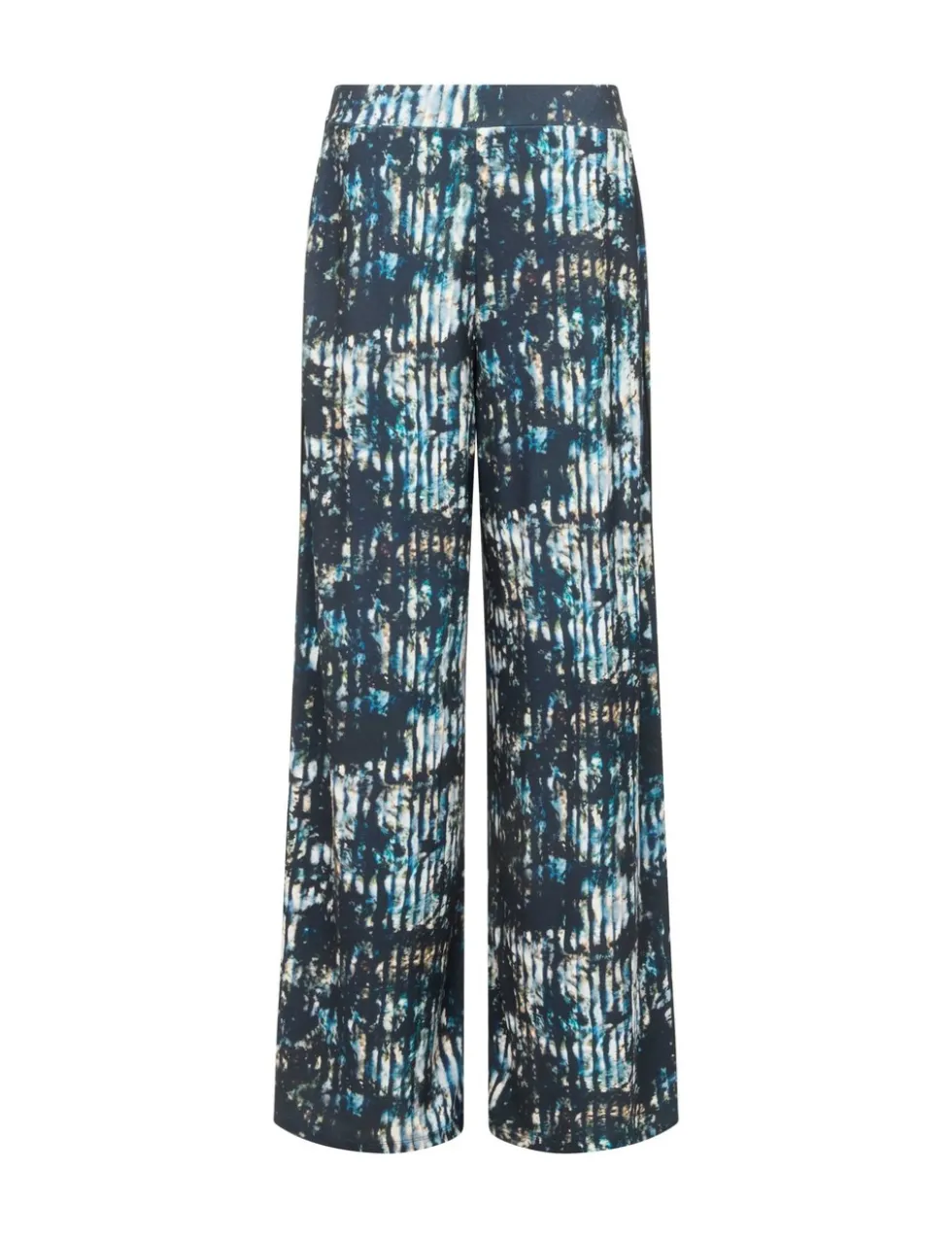 Printed Wide Leg Trousers