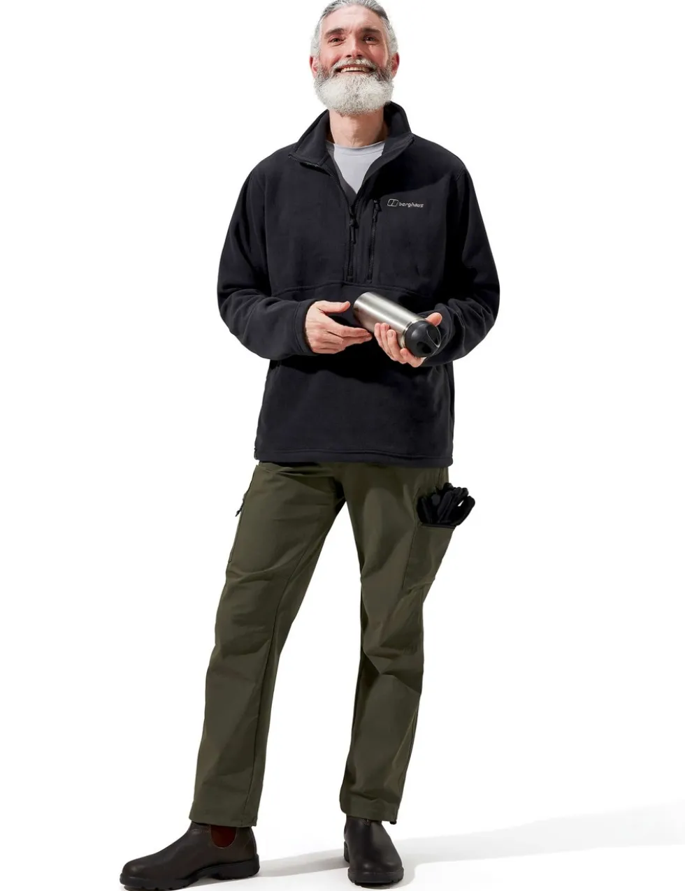 Prism Half Zip Funel Neck Fleece Jacket