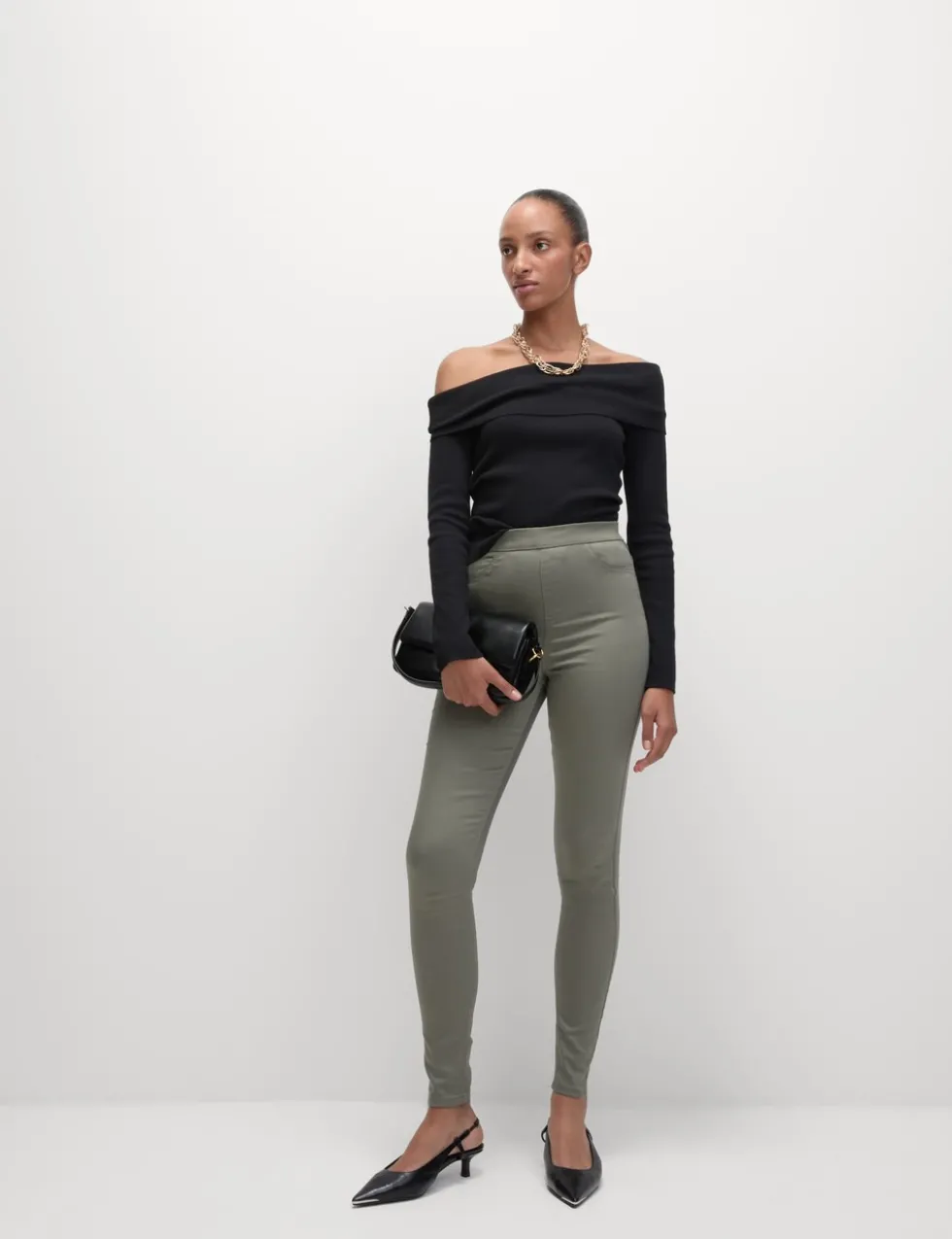 Pull on High Waisted Jegging