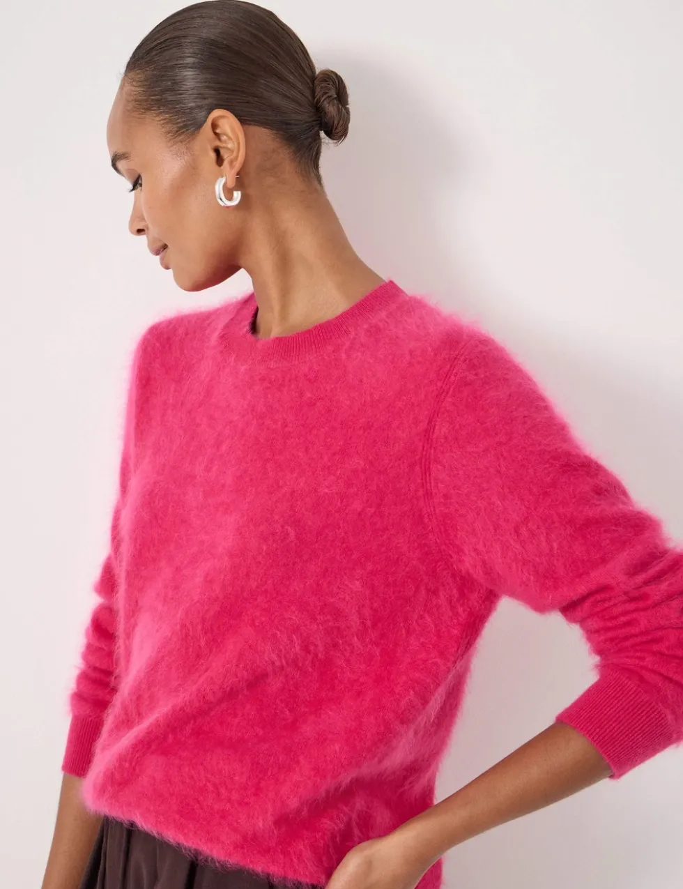 Pure Cashmere Brushed Jumper