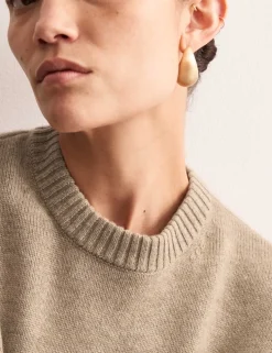 Pure Cashmere Crew Neck Relaxed Jumper