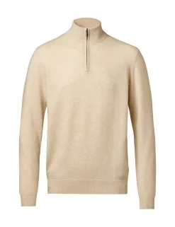 Pure Cashmere Half Zip Jumper