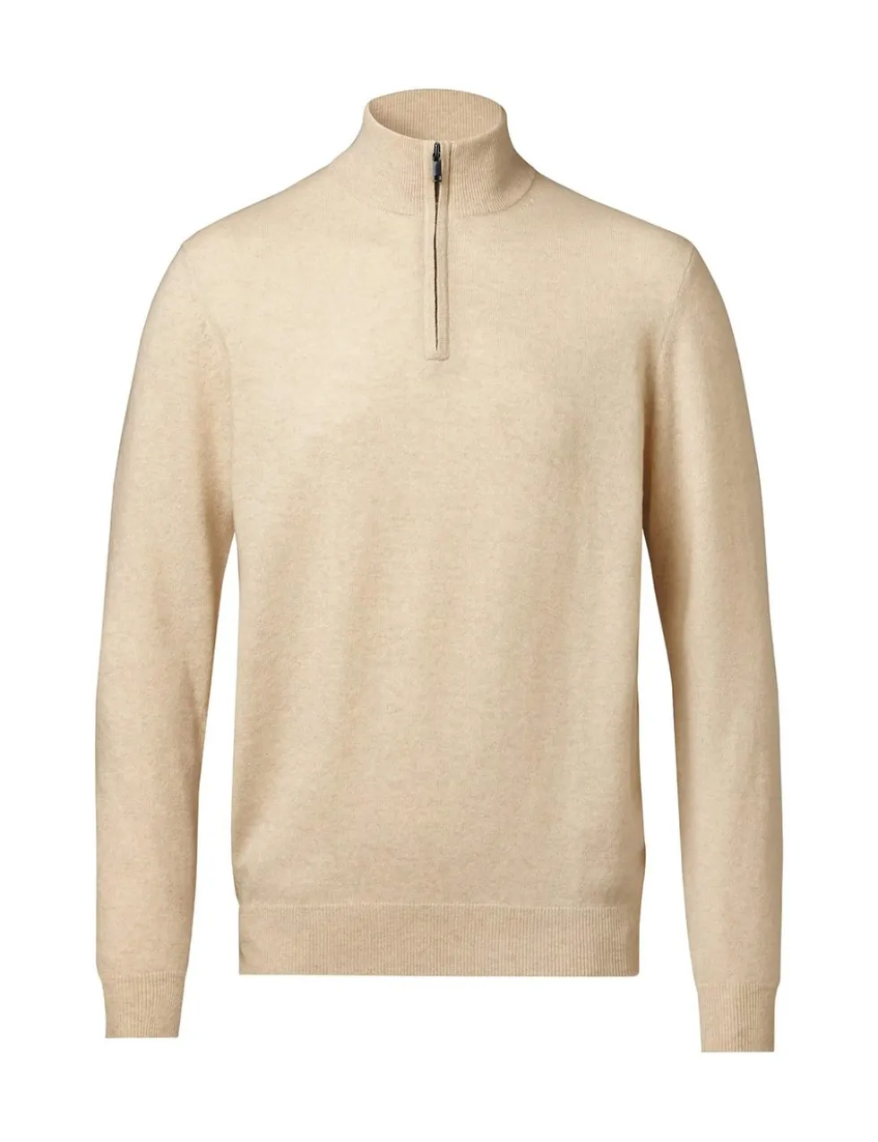 Pure Cashmere Half Zip Jumper