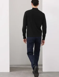 Pure Cashmere Half Zip Jumper
