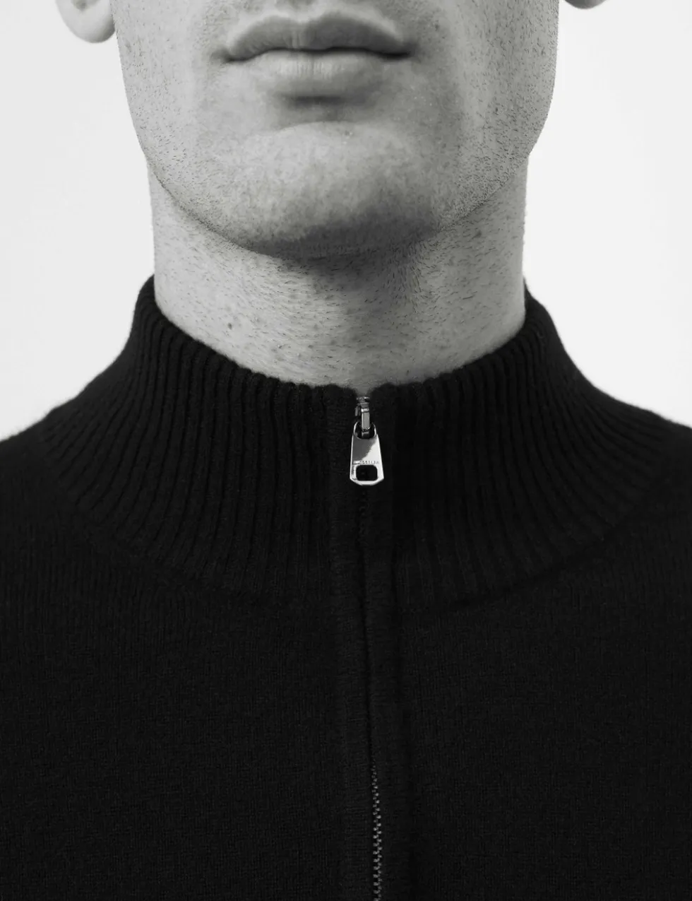 Pure Cashmere Half Zip Jumper