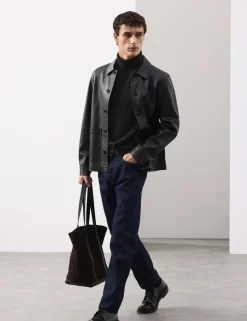 Pure Cashmere Roll Neck Jumper