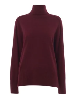 Pure Cashmere Roll Neck Jumper