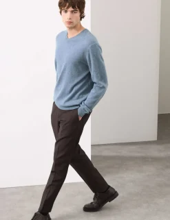 Pure Cashmere V-Neck Jumper