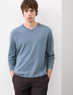 Pure Cashmere V-Neck Jumper