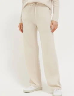 Pure Cashmere Wide Leg Joggers