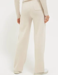 Pure Cashmere Wide Leg Joggers