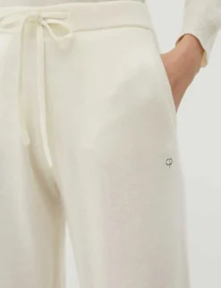 Pure Cashmere Wide Leg Joggers