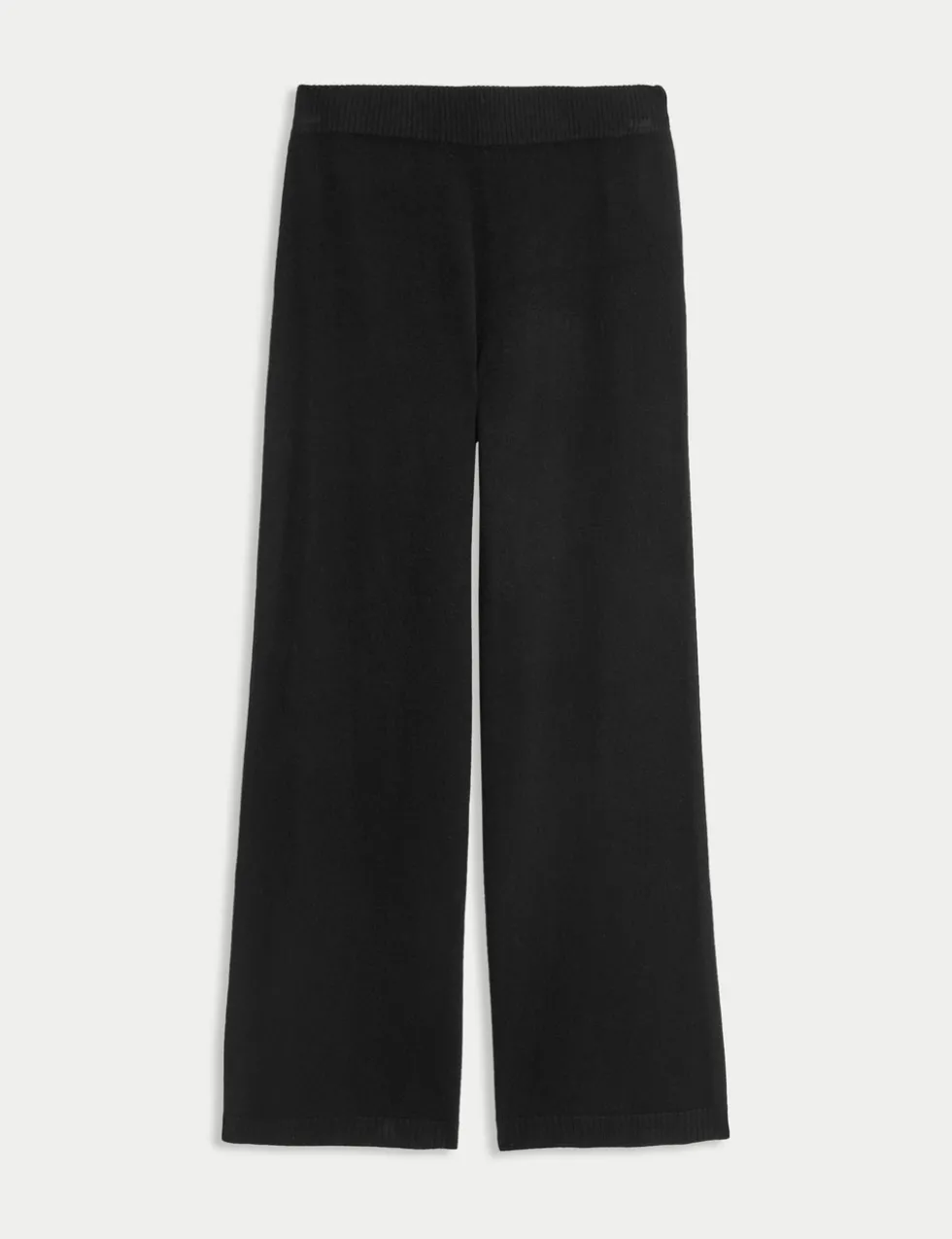 Pure Cashmere Wide Leg Trousers