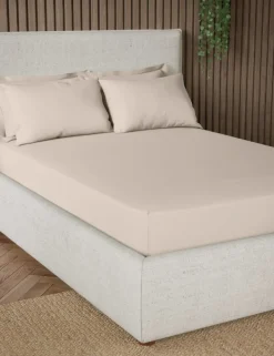 Pure Cotton 300 Thread Count Extra Deep Fitted Sheet