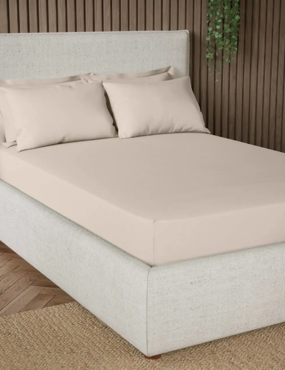 Pure Cotton 300 Thread Count Extra Deep Fitted Sheet