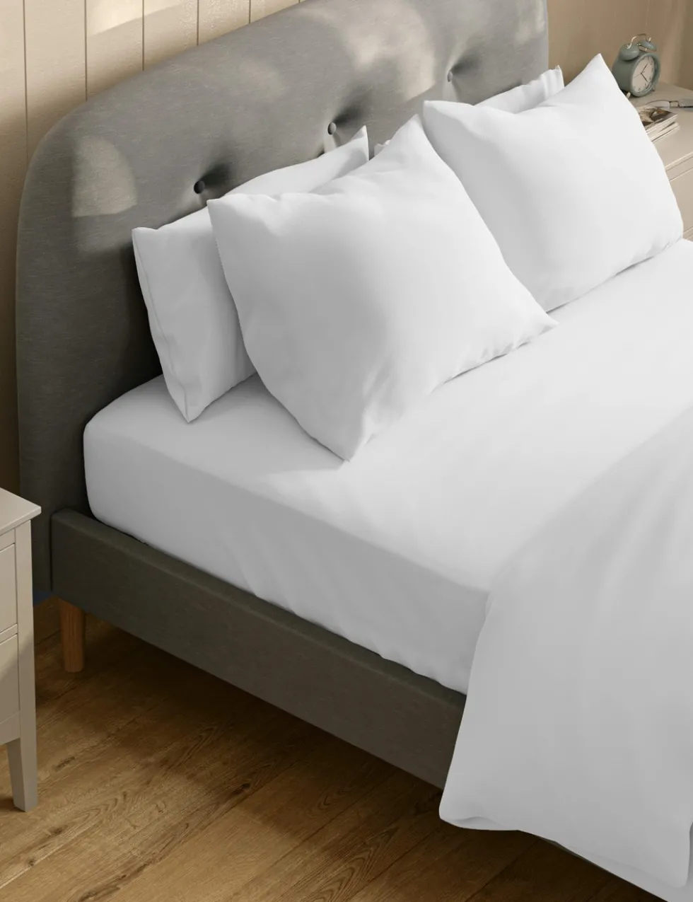 Pure Cotton 300 Thread Count Deep Fitted Sheet
