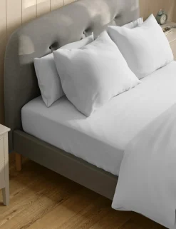 Pure Cotton 300 Thread Count Fitted Sheet