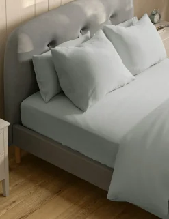 Pure Cotton 300 Thread Count Fitted Sheet