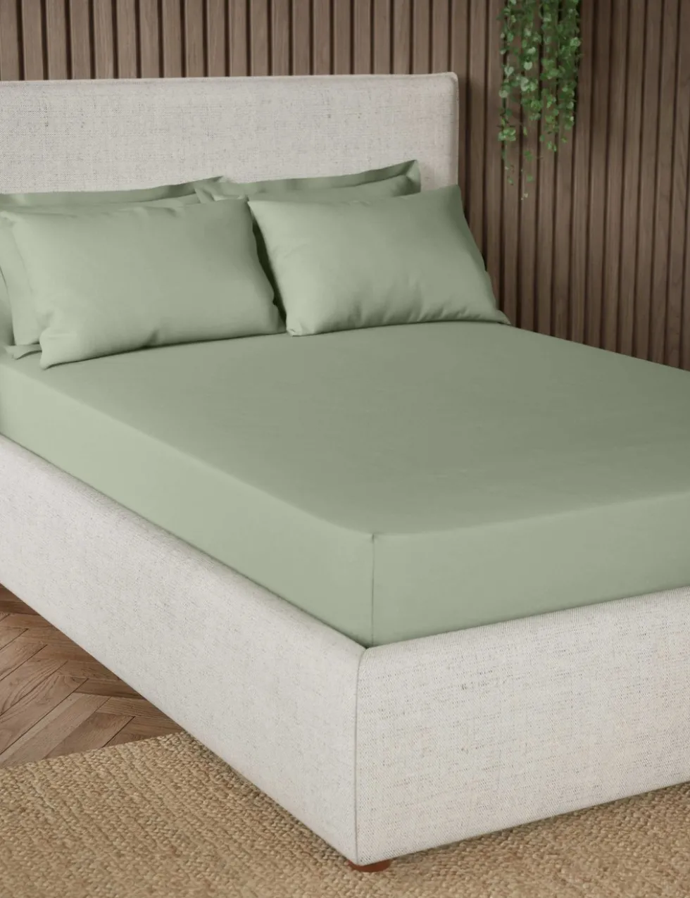 Pure Cotton 300 Thread Count Extra Deep Fitted Sheet
