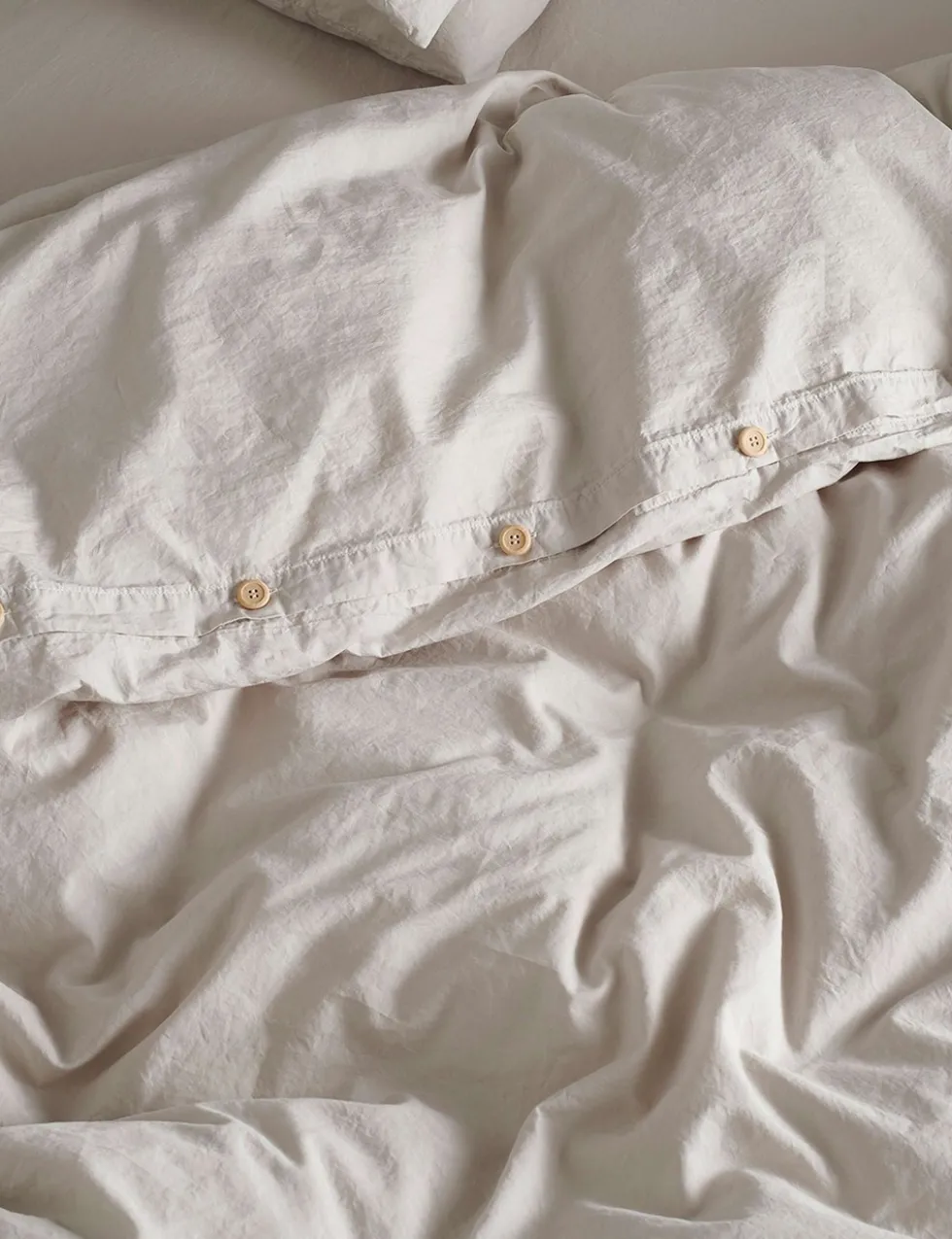 Pure Cotton 300 Thread Count Washed Deep Fitted Sheet