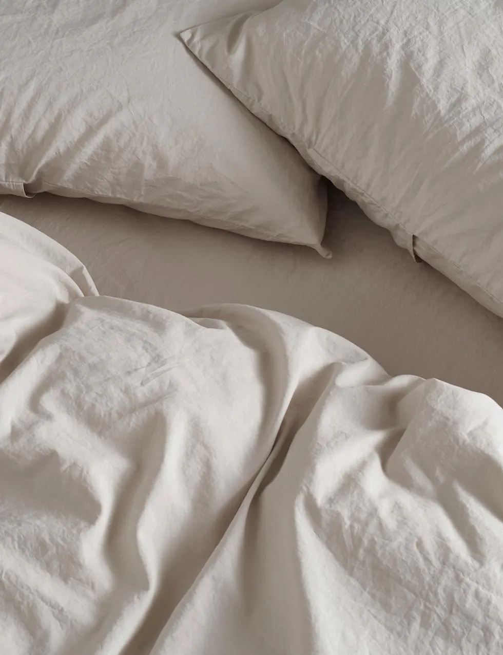 Pure Cotton 300 Thread Count Washed Deep Fitted Sheet