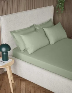 Pure Cotton 300 Thread Count Deep Fitted Sheet