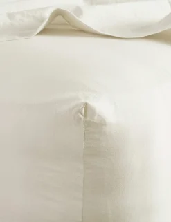 Pure Cotton 300 Thread Count Washed Deep Fitted Sheet
