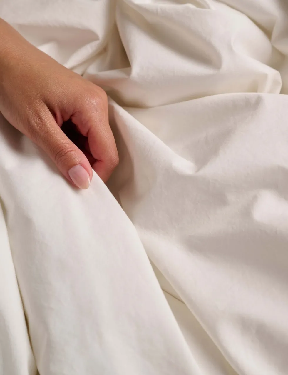 Pure Cotton 300 Thread Count Washed Deep Fitted Sheet