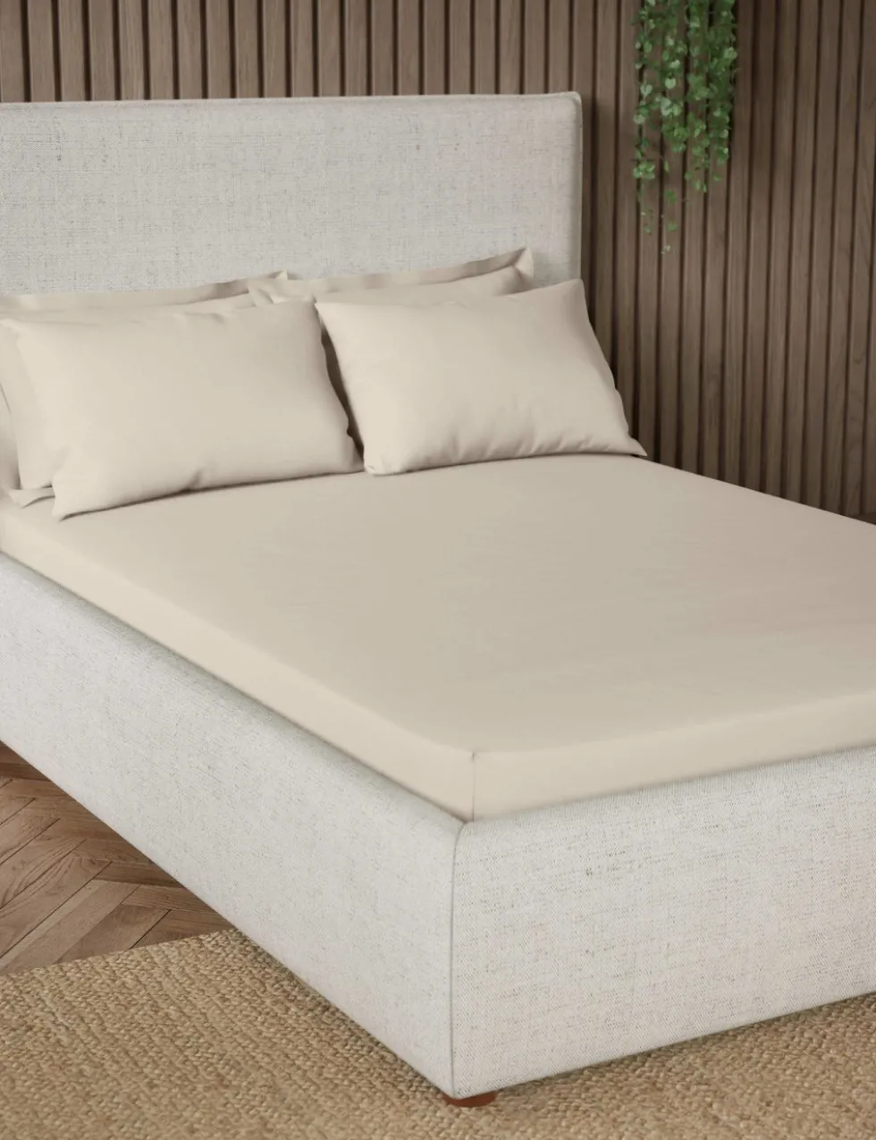 Pure Cotton 300 Thread Count Fitted Sheet