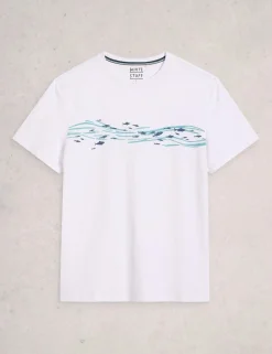 Pure Cotton Abersoch Swimming Fish T-Shirt