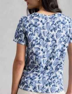 Pure Cotton Abstract Heart Print T-Shirt
